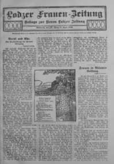 Lodzer Frauen-Zeitung: Beilage zur Neuen Lodzer Zeitung 9 kwiecień1913