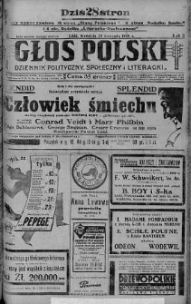 Głos Polski : dziennik polityczny, społeczny i literacki 25 listopad 1928 nr 327