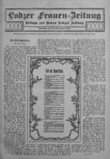 Lodzer Frauen-Zeitung: Beilage zur Neuen Lodzer Zeitung 20 sierpień 1913