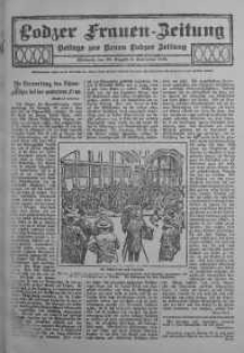 Lodzer Frauen-Zeitung: Beilage zur Neuen Lodzer Zeitung 3 wrzesień 1913