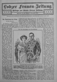 Lodzer Frauen-Zeitung: Beilage zur Neuen Lodzer Zeitung 5 listopad 1913