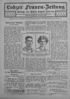 Lodzer Frauen-Zeitung: Beilage zur Neuen Lodzer Zeitung 19 listopad 1913