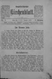 Evangelisch-Lutherisches Kirchenblatt 3 styczeń 1886 nr 1