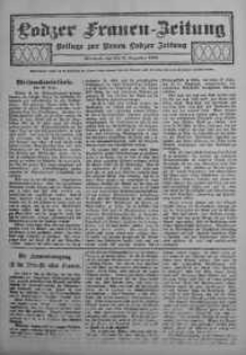 Lodzer Frauen-Zeitung: Beilage zur Neuen Lodzer Zeitung 17 grudzień 1913
