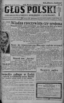 Głos Polski : dziennik polityczny, społeczny i literacki 4 grudzień 1928 nr 336