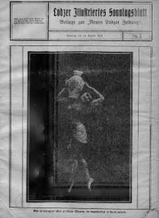 Lodzer Illustriertes Sonntagsblatt: Beliage zur ,,Neuen Lodzer Zeitung" 10 styczeń 1926 nr 2