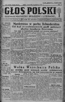 Głos Polski : dziennik polityczny, społeczny i literacki 6 grudzień 1928 nr 338