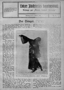 Lodzer Illustriertes Sonntagsblatt: Beliage zur ,,Neuen Lodzer Zeitung" 21 luty 1926 nr 8