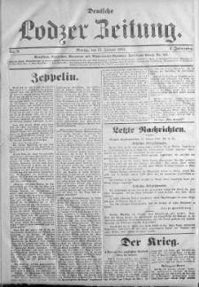 Deutsche Lodzer Zeitung 15 luty 1915 nr 7