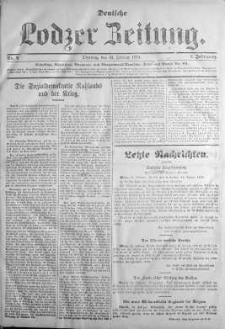Deutsche Lodzer Zeitung 16 luty 1915 nr 9