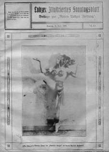 Lodzer Illustriertes Sonntagsblatt: Beliage zur ,,Neuen Lodzer Zeitung" 18 kwiecień 1926 nr 16