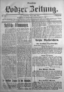 Deutsche Lodzer Zeitung 4 marzec 1915 nr 25