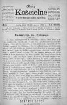 Głosy Kościelne w sprawie Kościoła Ewangelicko-Augsburskiego 19 marzec 1888 nr 6