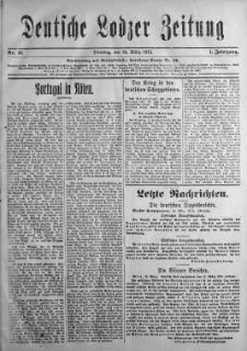 Deutsche Lodzer Zeitung 16 marzec 1915 nr 37