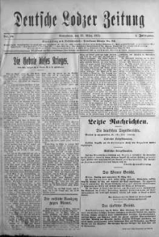 Deutsche Lodzer Zeitung 27 marzec 1915 nr 48
