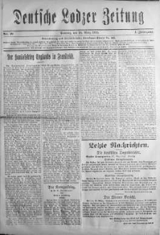 Deutsche Lodzer Zeitung 28 marzec 1915 nr 49