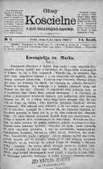 Głosy Kościelne w sprawie Kościoła Ewangelicko-Augsburskiego 3 lipiec 1888 nr 13