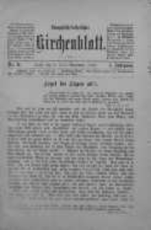 Evangelisch-Lutherisches Kirchenblatt 3 listopad 1886 nr 21
