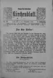 Evangelisch-Lutherisches Kirchenblatt 3 grudzień 1886 nr 23