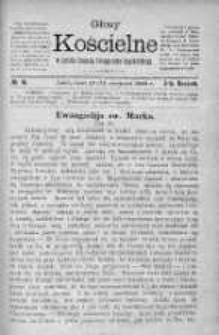 Głosy Kościelne w sprawie Kościoła Ewangelicko-Augsburskiego 19 sierpień 1888 nr 16