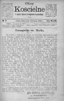 Głosy Kościelne w sprawie Kościoła Ewangelicko-Augsburskiego 3 wrzesień 1888 nr 17