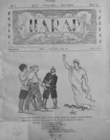 Harap. Tygodnik Humorystyczno-Satyryczny 1 styczeń 1919 nr 1