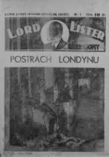 Lord Lister: tajemniczy nieznajomy 1937 nr 1