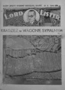 Lord Lister: tajemniczy nieznajomy 1937 nr 8