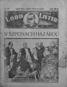 Lord Lister: tajemniczy nieznajomy 1938 nr 22