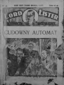 Lord Lister: tajemniczy nieznajomy 1938 nr 58