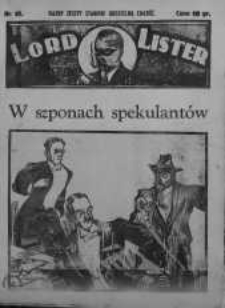 Lord Lister: tajemniczy nieznajomy 1939 nr 62