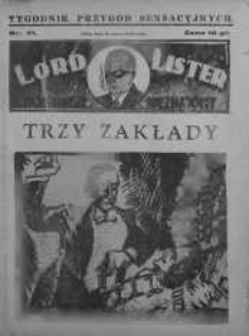 Lord Lister: tajemniczy nieznajomy 16 marzec 1939 nr 71