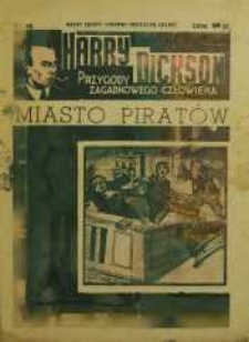 Harry Dickson. Przygody Zagadkowego Człowieka 1938 nr 19