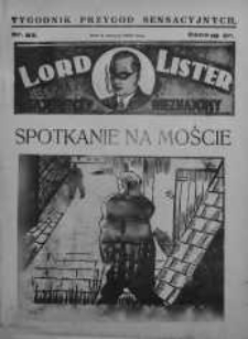 Lord Lister: tajemniczy nieznajomy 8 czerwiec 1939 nr 83