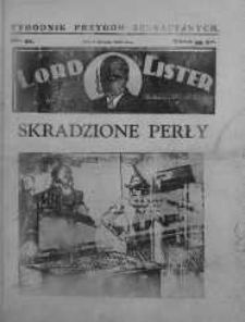 Lord Lister: tajemniczy nieznajomy 3 sierpień 1939 nr 91