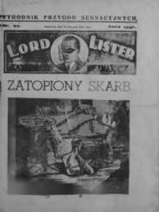 Lord Lister: tajemniczy nieznajomy 10 sierpień 1939 nr 92
