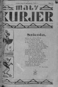 Mały Kurier: dodatek do ,,Kuriera Łódzkiego" 6 wrzesień 1930 nr 16
