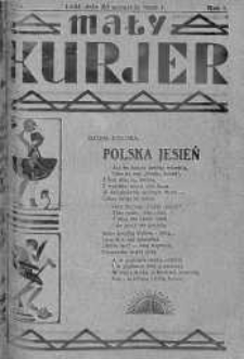 Mały Kurier: dodatek do ,,Kuriera Łódzkiego" 20 wrzesień 1930 nr 18