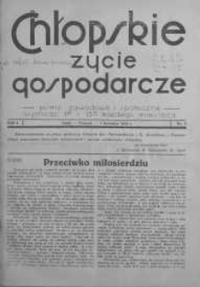 Chłopskie Życie Gospodarcze 1 kwiecień 1935 nr 3