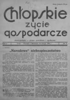Chłopskie Życie Gospodarcze 16 luty 1936 nr 5