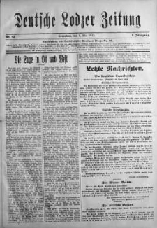 Deutsche Lodzer Zeitung 1 maj 1915 nr 82