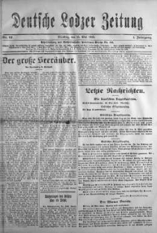 Deutsche Lodzer Zeitung 11 maj 1915 nr 92