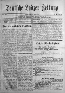 Deutsche Lodzer Zeitung 28 maj 1915 nr 108