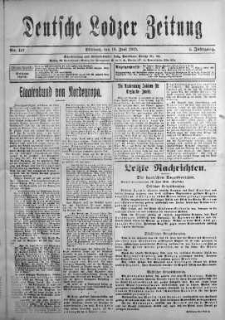 Deutsche Lodzer Zeitung 16 czerwiec 1915 nr 127