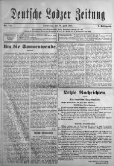 Deutsche Lodzer Zeitung 24 czerwiec 1915 nr 135