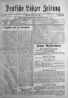 Deutsche Lodzer Zeitung 7 lipiec 1915 nr 148