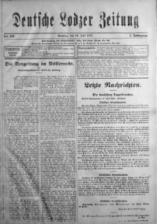 Deutsche Lodzer Zeitung 18 lipiec 1915 nr 159