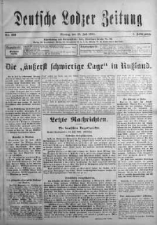 Deutsche Lodzer Zeitung 19 lipiec 1915 nr 160