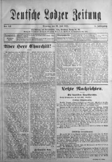 Deutsche Lodzer Zeitung 20 lipiec 1915 nr 161