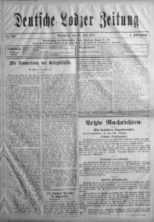 Deutsche Lodzer Zeitung 24 lipiec 1915 nr 165